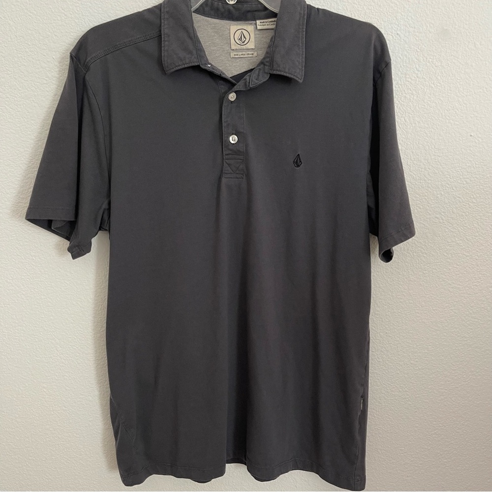 Volcom Classic Short Sleeve Polo L Skater Surf Sporty Athleisure Normcore Indie